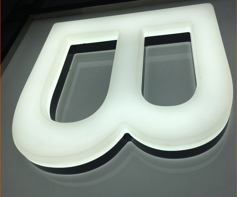 Led Letter Signs Stainless Steel Frame 391